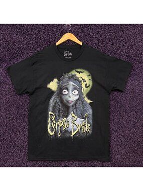Corpse Bride Emily Portrait T-Shirt Size Large